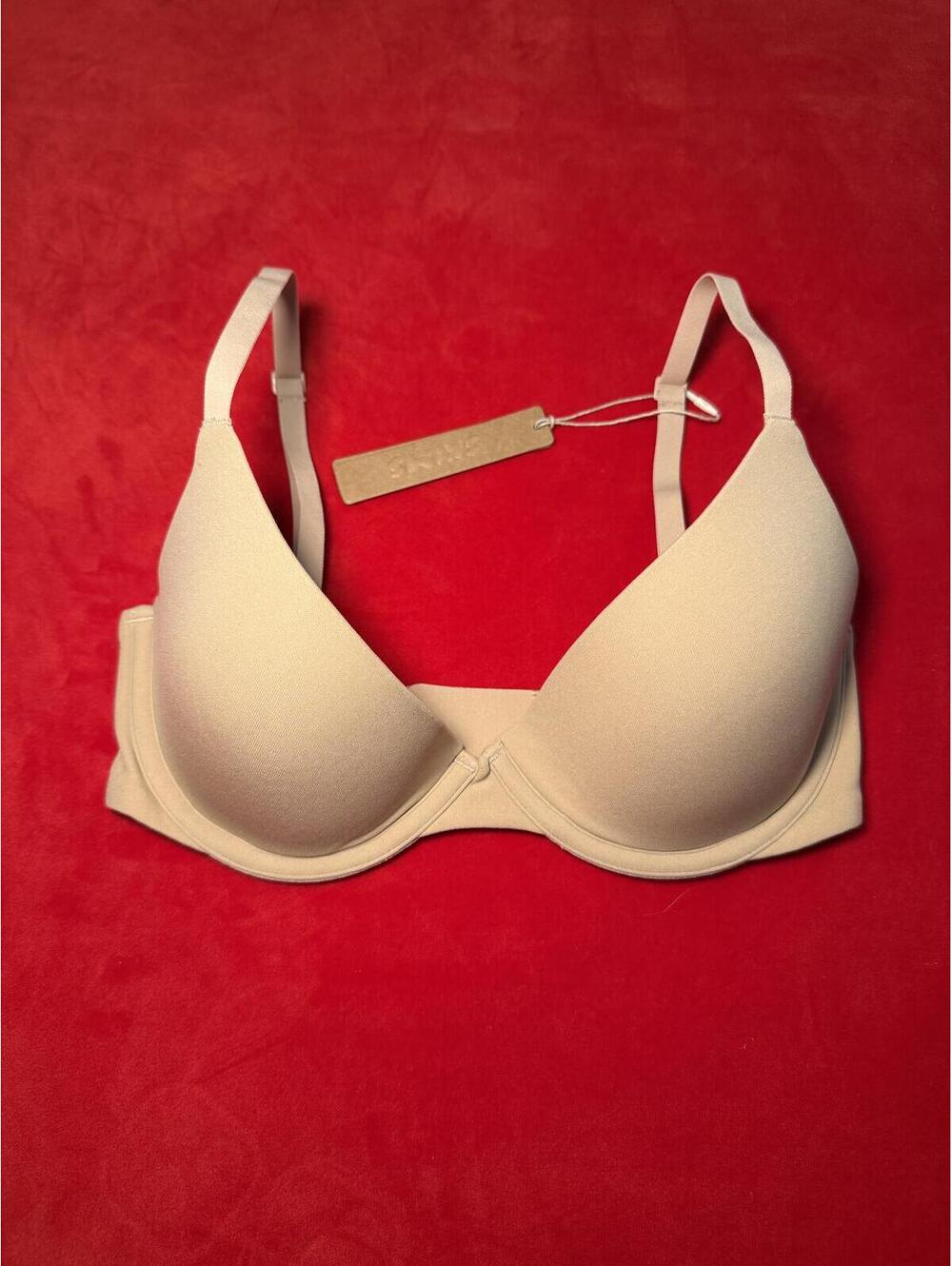 Skims Fits Everybody Scoop Plunge Bra Color Clay Size 30A